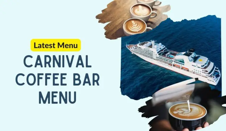 Carnival Coffee Bar Menu | Updated Menu
