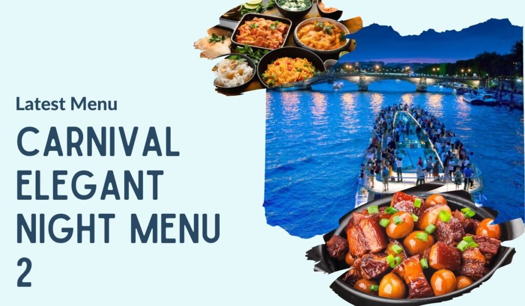 Carnival Cruise Menu 2024 Update Menu