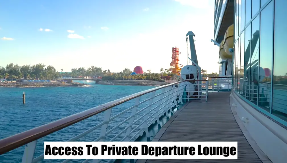 Access To Private Departure Lounge