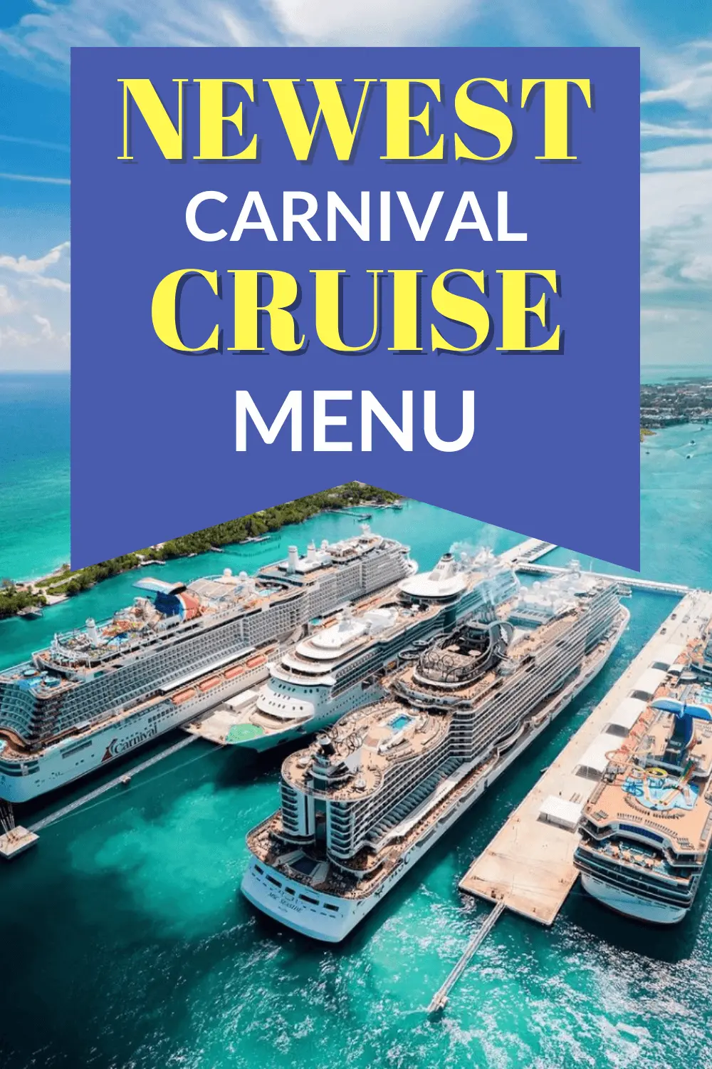 carnival cruise menu
