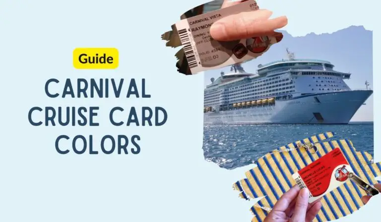 Carnival Cruise Card Colors