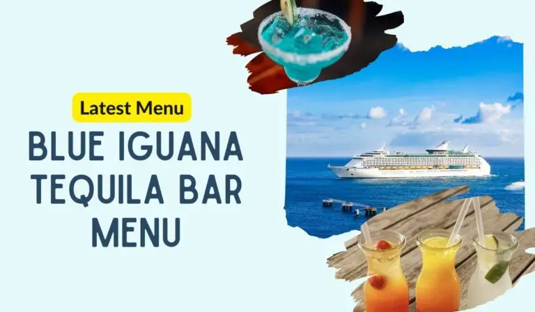 Blue Iguana Tequila Bar Menu