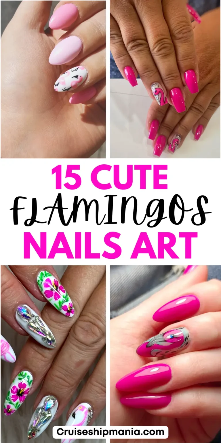 15 Cute Flamingo Nails