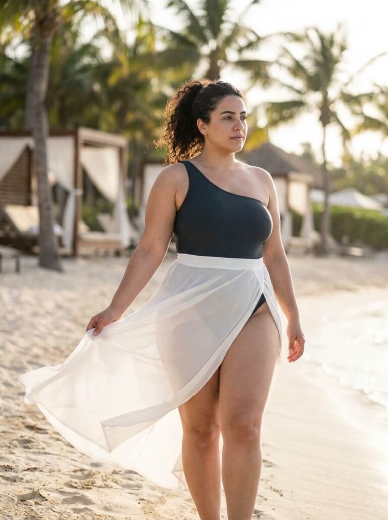 15 Stylish Plus Size Beach Outfits That Feel Confident, Cool & Effortlessly Chic