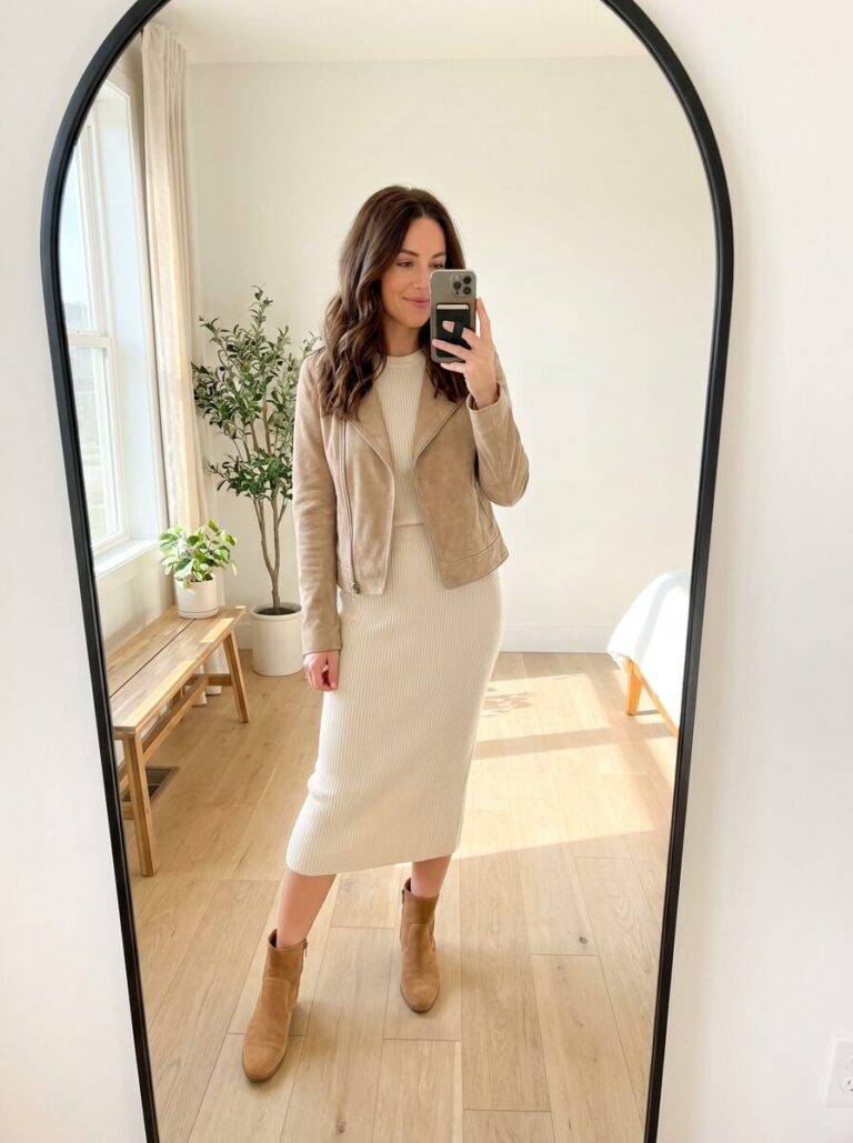 15 Stylish Suede Jacket Outfits for Fall You’ll Want to Wear Everywhere