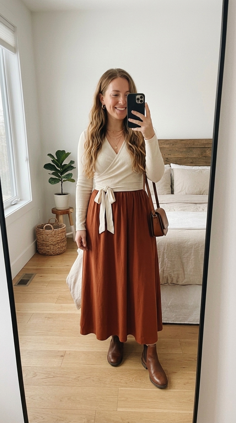 15 Maxi Skirt Outfits for Fall That Feel Effortlessly Chic