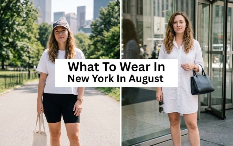 what to wear in New york in august
