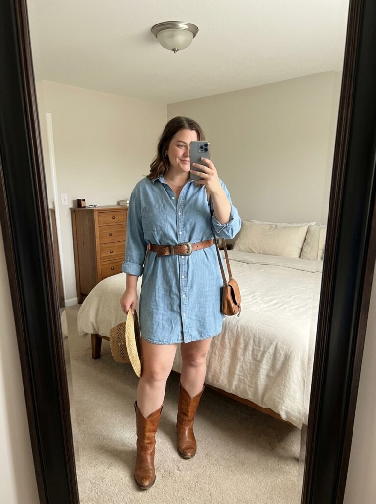 10 Plus Size Cowgirl Outfits Beyond the Usual Fringe-and-Boots Formula