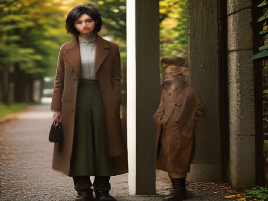 13. Suede Jacket and Corduroy Pants